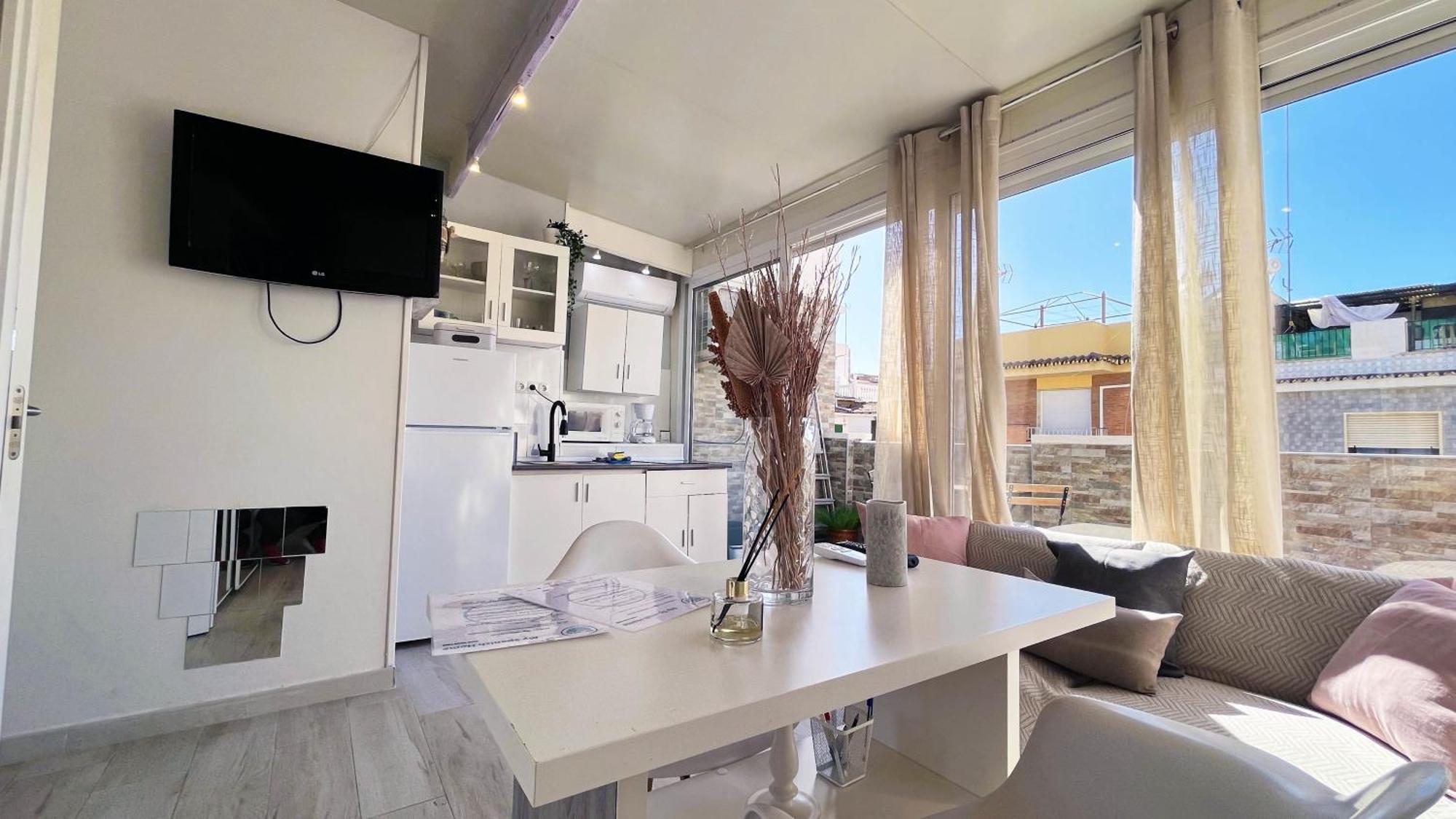 A 5 Minutos De La Playa Con Terraza En Malaga Lejlighed Eksteriør billede