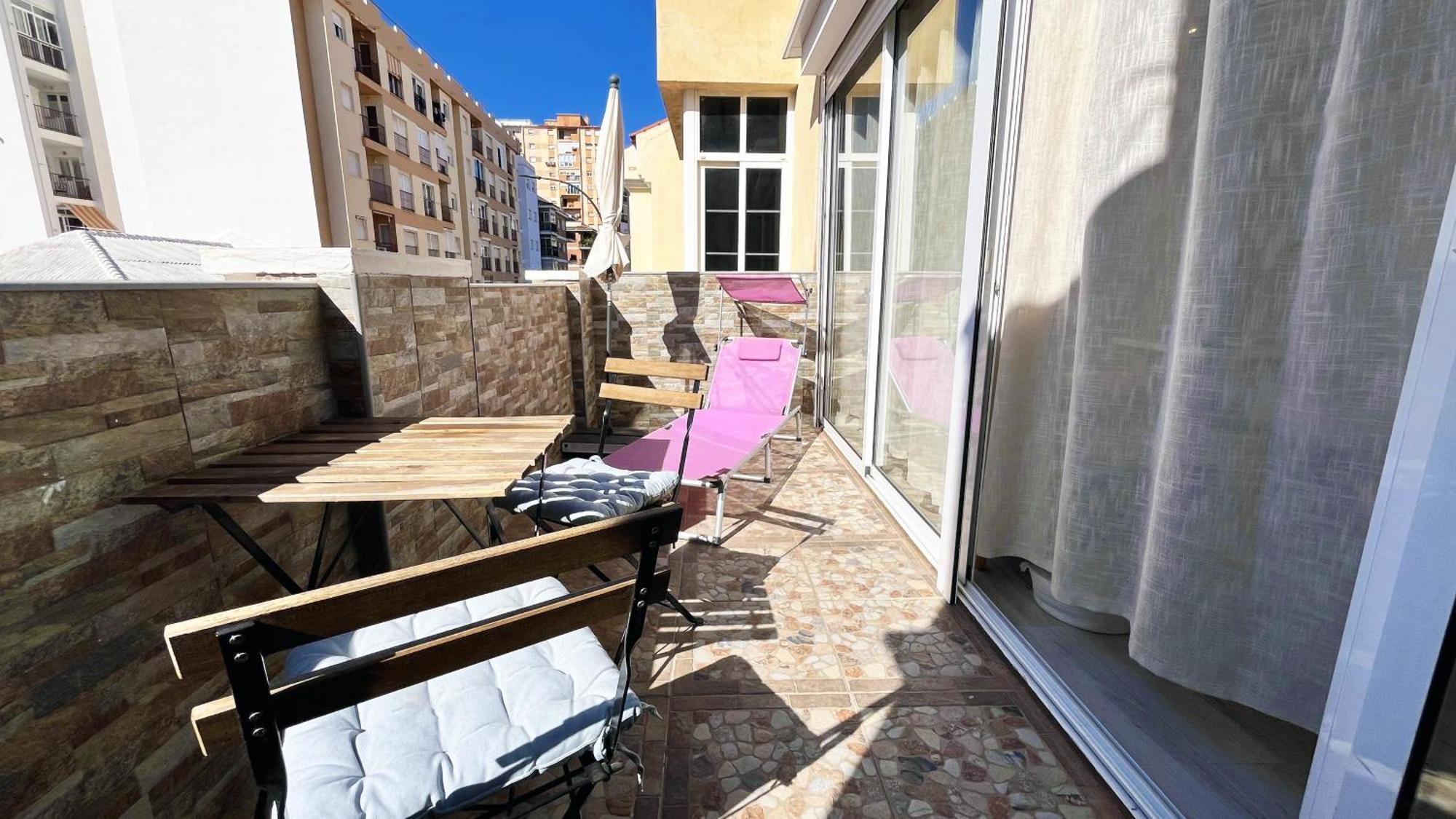 A 5 Minutos De La Playa Con Terraza En Malaga Lejlighed Eksteriør billede